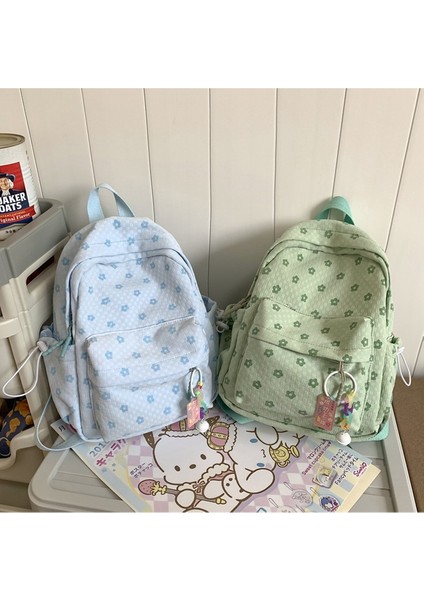 Küçük Çiçekli Sırt Kadın Ins Edebiyat ve Sanatın Kore Versiyonu Küçük Taze Öğrenci Okul Kolej Kız Sırt Çantası (Yurt Dışından) fiyatları