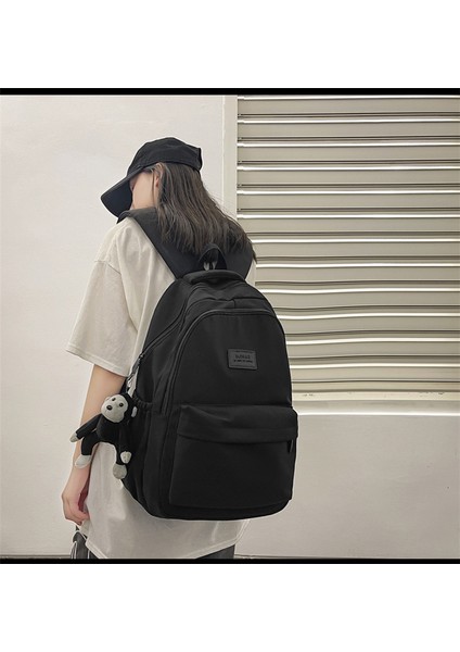 Sırt Üniversite Öğrencileri Kore Gündelik Okul Kadın Ins Trend Büyük Kapasiteli Sırt Çantası (Yurt Dışından) fiyatları