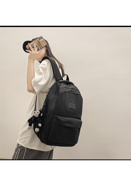 Sırt Üniversite Öğrencileri Kore Gündelik Okul Kadın Ins Trend Büyük Kapasiteli Sırt Çantası (Yurt Dışından) indirimleri