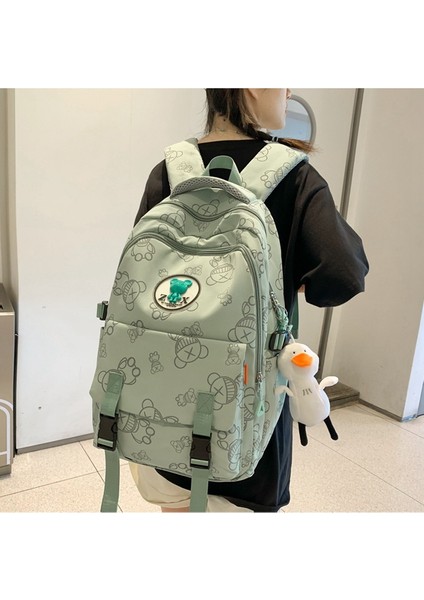 Sırt Kadın Japon Ins Rüzgar Küçük Taze Ilk ve Orta Okul Öğrencileri Okul Kore Karikatür Baskı Kız Sırt Çantası (Yurt Dışından) fiyatları
