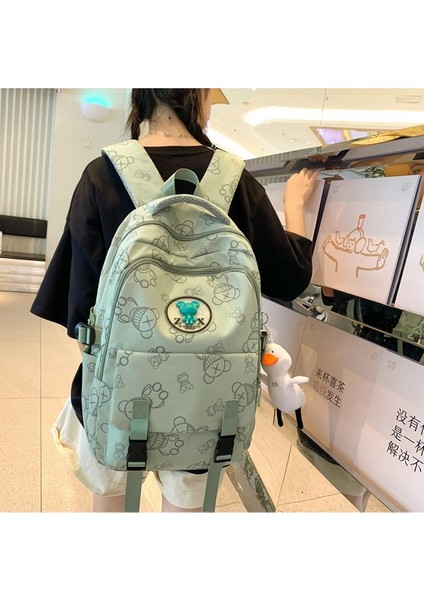 Sırt Kadın Japon Ins Rüzgar Küçük Taze Ilk ve Orta Okul Öğrencileri Okul Kore Karikatür Baskı Kız Sırt Çantası (Yurt Dışından) fırsatları