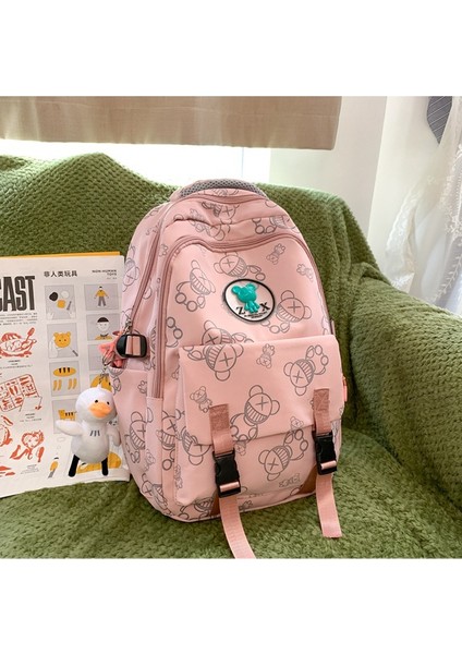 Sırt Kadın Japon Ins Rüzgar Küçük Taze Ilk ve Orta Okul Öğrencileri Okul Kore Karikatür Baskı Kız Sırt Çantası (Yurt Dışından) fiyatları