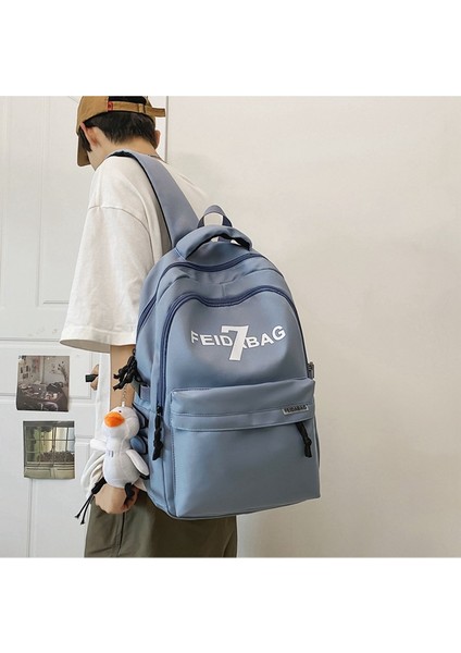 Okul Kadın Ins Trend Mektubu Büyük Kapasiteli Lise Öğrencisi Sırt Üniversite Öğrencisi Bilgisayar Seyahat Sırt Gelgit Çantası (Yurt Dışından) fiyatları