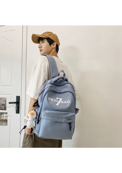 Okul Kadın Ins Trend Mektubu Büyük Kapasiteli Lise Öğrencisi Sırt Üniversite Öğrencisi Bilgisayar Seyahat Sırt Gelgit Çantası (Yurt Dışından) modelleri