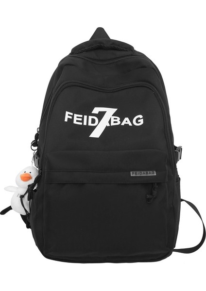 Okul Kadın Ins Trend Mektubu Büyük Kapasiteli Lise Öğrencisi Sırt Üniversite Öğrencisi Bilgisayar Seyahat Sırt Gelgit Çantası (Yurt Dışından)