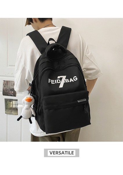 Okul Kadın Ins Trend Mektubu Büyük Kapasiteli Lise Öğrencisi Sırt Üniversite Öğrencisi Bilgisayar Seyahat Sırt Gelgit Çantası (Yurt Dışından) fırsatları