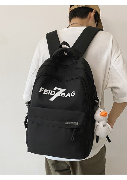 Okul Kadın Ins Trend Mektubu Büyük Kapasiteli Lise Öğrencisi Sırt Üniversite Öğrencisi Bilgisayar Seyahat Sırt Gelgit Çantası (Yurt Dışından) indirimleri