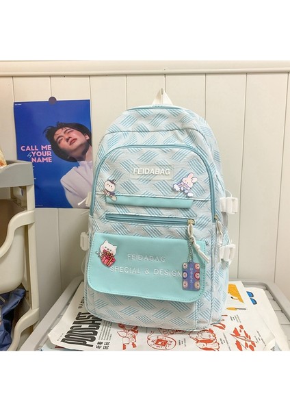 Sırt Japon Küçük Taze Eşleştirme Lise Öğrencisi Sırt Sevimli Kız Yumuşak Kız Çizgili Kampüs Sırt Çantası (Yurt Dışından) fiyatları