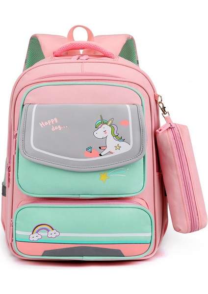 Okul Ilkokul Kızları Sevimli Ultra Hafif Yük Azaltıcı Çocuk Erkek Çocukları 1-2. Sınıflar Için Yük Azaltıcı Sırt Çantası (Yurt Dışından)
