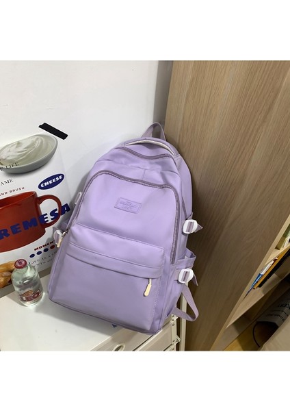 Sırt Kadın Bahar Ortaokul Öğrencisi Sırt Büyük Kapasiteli Küçük Taze Okul Çantası (Yurt Dışından) modelleri