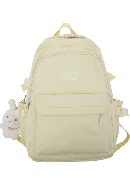 Sırt Kadın Bahar Ortaokul Öğrencisi Sırt Büyük Kapasiteli Küçük Taze Okul Çantası (Yurt Dışından)