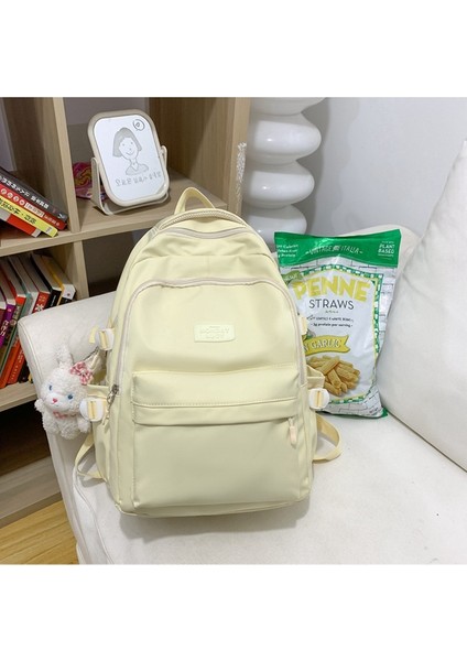 Sırt Kadın Bahar Ortaokul Öğrencisi Sırt Büyük Kapasiteli Küçük Taze Okul Çantası (Yurt Dışından) fiyatları