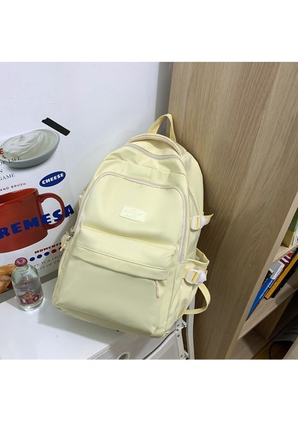 Sırt Kadın Bahar Ortaokul Öğrencisi Sırt Büyük Kapasiteli Küçük Taze Okul Çantası (Yurt Dışından) modelleri