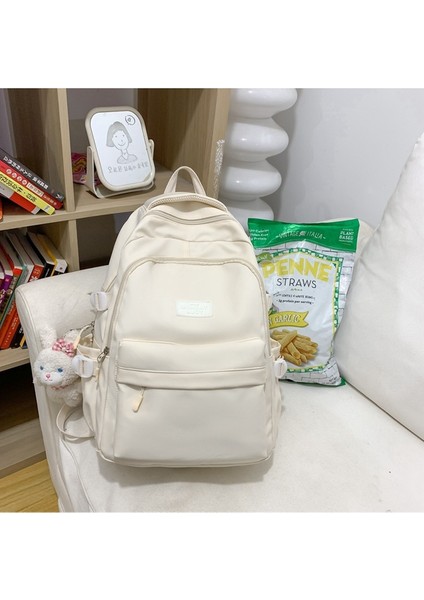 Sırt Kadın Bahar Ortaokul Öğrencisi Sırt Büyük Kapasiteli Küçük Taze Okul Çantası (Yurt Dışından) fiyatları