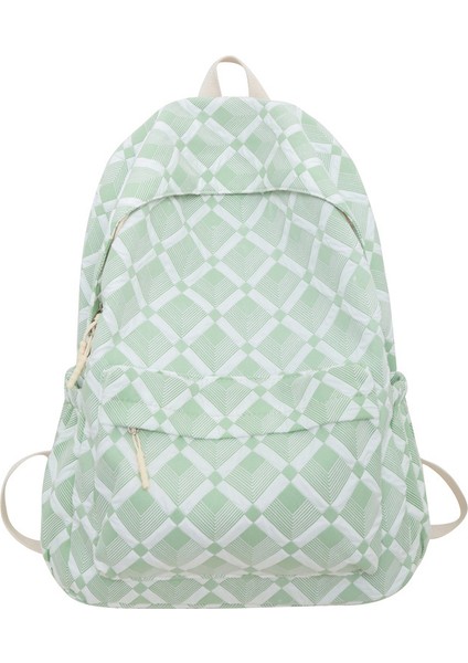 Hafif Kabarcık Izgara Okul Kadın Üniversite Öğrencileri Yüksek Değerli Eşkenar Dörtgen Sırt Lise Öğrencisi Seyahat Sırt Çantası (Yurt Dışından)