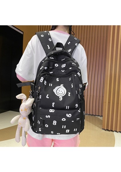 Okul Kadın Japon Ins Rüzgar Küçük Taze Baskı Tüm Maç Kız Öğrenci Sırt Çantası (Yurt Dışından) modelleri