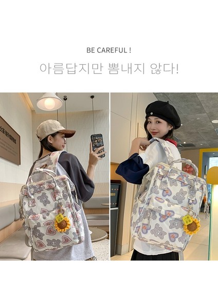 Sevimli Sırt Büyük Kapasiteli Su Geçirmez Anne Çok Fonksiyonlu Seyahat Sırt Çantası (Yurt Dışından) modelleri