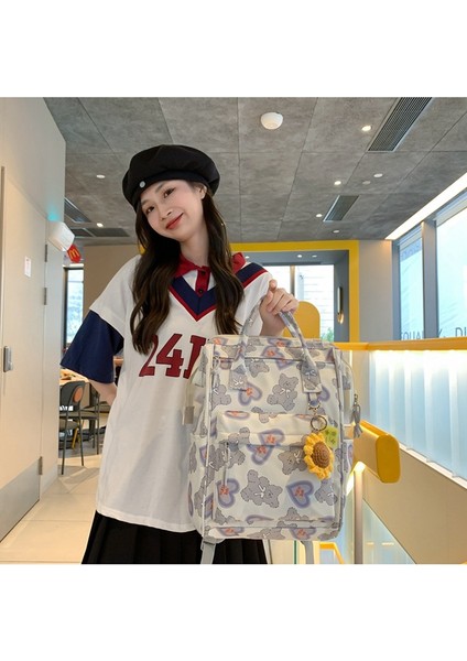 Sevimli Sırt Büyük Kapasiteli Su Geçirmez Anne Çok Fonksiyonlu Seyahat Sırt Çantası (Yurt Dışından) fırsatları