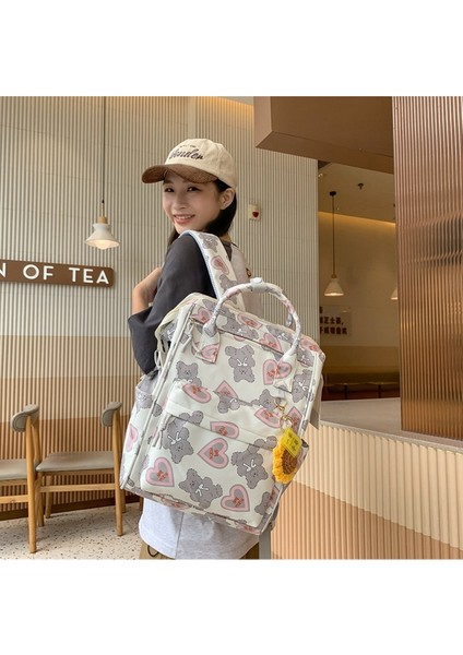 Sevimli Sırt Büyük Kapasiteli Su Geçirmez Anne Çok Fonksiyonlu Seyahat Sırt Çantası (Yurt Dışından) indirimleri