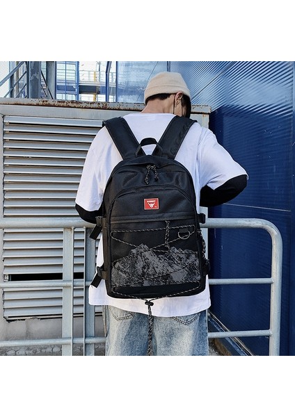 Spor Oxford Kumaş Sırt Kore Okul Açık Seyahat Sırt Çantası (Yurt Dışından) modelleri