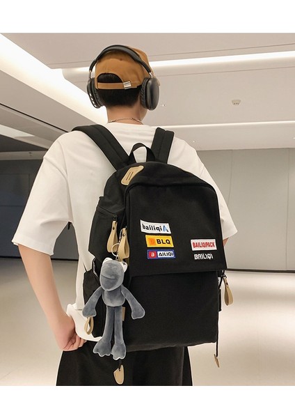 Okul Düz Büyük Kapasiteli Ortaokul Öğrencisi Sırt Hafif ve Dayanıklı Açık Hava Seyahati Sırt Büyük Boy Çantası (Yurt Dışından) indirimleri