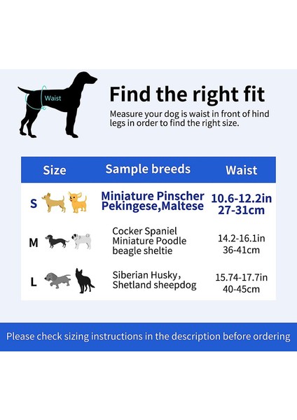 3'lü Paket Köpek Bezi, Rahat ve Yeniden Kullanılabilir Yıkanabilir Erkek Köpek Bezi Ayarlanabilir Köpek Bezi Çeşitli Evcil Köpek Türleri Için Köpek Bezleri S (Yurt Dışından)