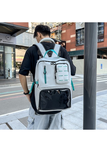 Sırt Büyük Kapasiteli Erkek Sırt Serin Üniversite Öğrencisi Okul Çantası (Yurt Dışından) fiyatları