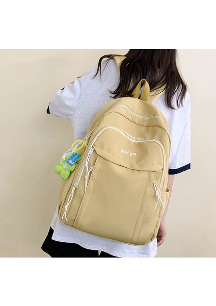 Öğrenci Düz Sırt Büyük Kapasiteli Ortaokul Öğrencisi Okul Çantası (Yurt Dışından) modelleri