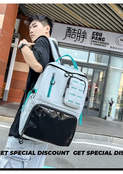 Sırt Büyük Kapasiteli Erkek Sırt Serin Üniversite Öğrencisi Okul Çantası (Yurt Dışından) modelleri