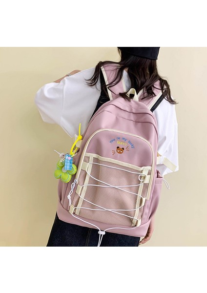 Ilkokul Öğrencileri Okul Kız Sevimli Taze Tatlı Rüzgar Sırt Orta Okul Öğrencileri Eğlence Seyahat Sırt Çantası (Yurt Dışından) fiyatları