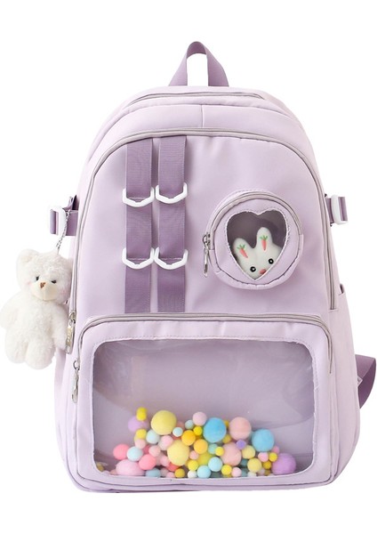 Kadın Sırt Seyahat Çok Yönlü Sırt Tasarım Ortaokul ve Lise Öğrencileri Çantası (Yurt Dışından)