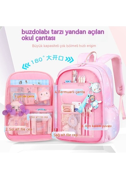 Ilkokul Öğrenci Kız Buzdolabı Hafif ve Büyük Kapasiteli 4-6 Sınıf Rüya Çocuk Omuzları Çantası (Yurt Dışından) indirimleri