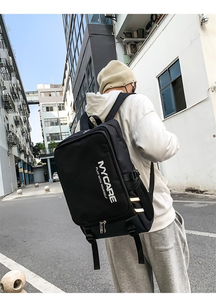 Sırt Erkek Çok Amaçlı Büyük Kapasiteli Lise Öğrencisi Okul Kadın Kişilik Eğlence Spor Sırt Çantası (Yurt Dışından) fırsatları