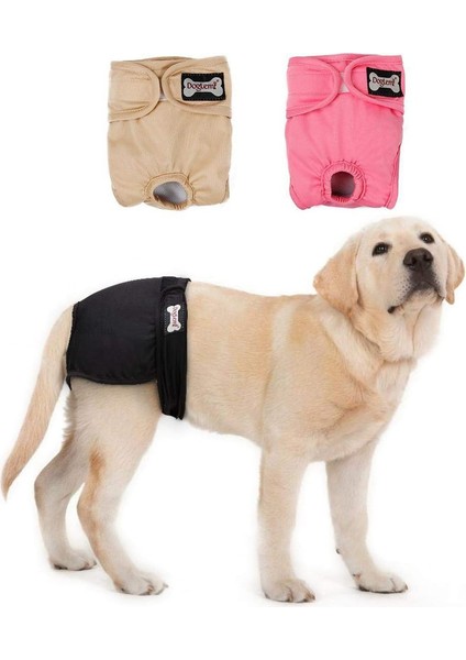 3'lü Paket Dişi Köpekler Için Yıkanabilir Çocuk Bezi Kızgınlık Dönemindeki Köpekler Için Hijyenik Külot, 5 Beden Mevcuttur (XS:16-22CM) (Yurt Dışından)