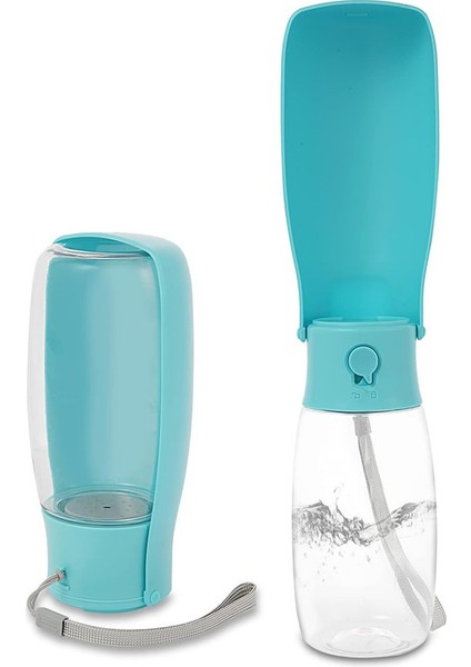 Katlanabilir Köpek Su Şişesi Yürüyüş Seyahat Için Sızdırmaz Su Sebili (550ML) (Yurt Dışından)
