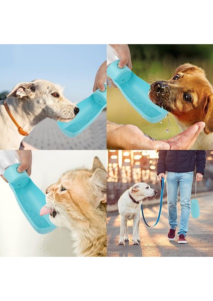 Katlanabilir Köpek Su Şişesi Yürüyüş Seyahat Için Sızdırmaz Su Sebili (550ML) (Yurt Dışından) indirimleri