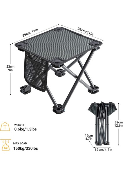 Çok Fonksiyonlu Ultra Hafif Katlanır Kamp Sandalyesi (Yurt Dışından) fiyatları