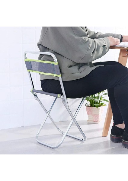 Katlanır Sandalye Mini Kamp Taburesi Hafif Kamp Taburesi Taşınabilir Katlanır Kamp Sandalyesi Katlanabilir Açık Seyahat Sandalyesi (Gri) (Yurt Dışından) fırsatları