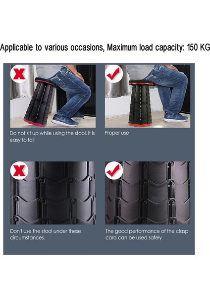 Taşınabilir Katlanır Açık Kamp Taburesi. (Yurt Dışından) modelleri