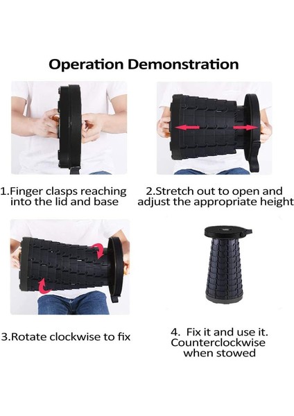 Mini Taşınabilir Katlanır Dış Mekan Taburesi (Yurt Dışından) modelleri