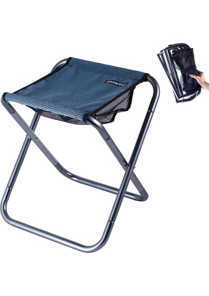Mini Katlanır Kamp Taburesi Mini Taşınabilir Katlanır Sandalye Sırt Çantalı Mini Taşınabilir Sandalye, Yürüyüş, Bahçe Barbekü, Plaj Voayge Balıkçılık Için Kullanılır (Yurt Dışından)