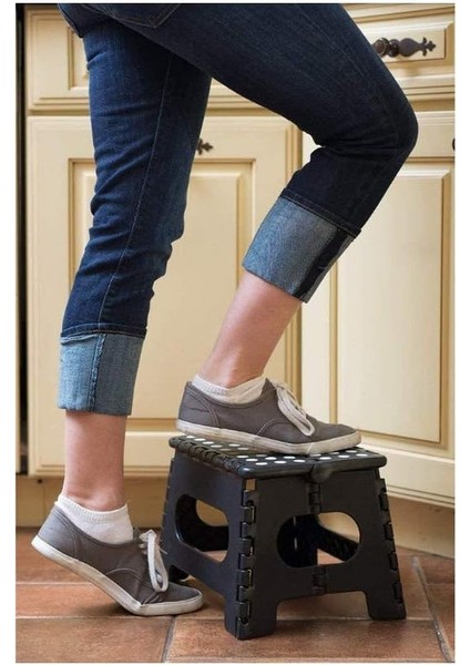 Süper Güçlü Plastik 9 Inç Katlanır Adım Taburesi (Yurt Dışından) fırsatları