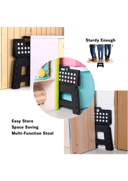 Süper Güçlü Plastik 9 Inç Katlanır Adım Taburesi (Yurt Dışından) indirimleri