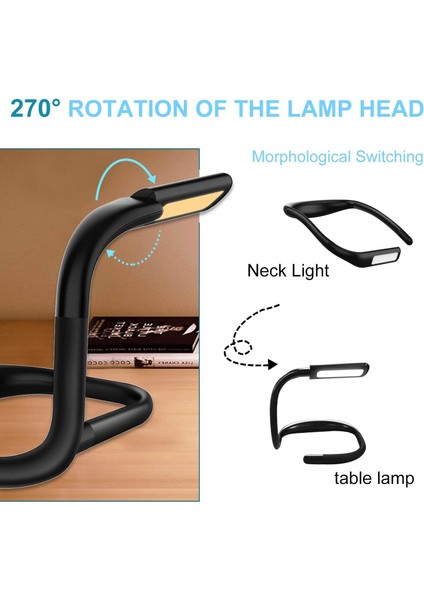 LED Boyun Okuma Lambası, Kısılabilir Masa Lambası, 3 Renk, Kol Lambası (Yurt Dışından) fırsatları