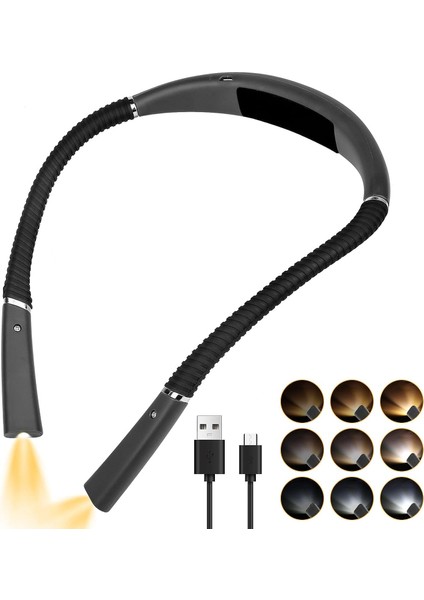 Okuma Lambası, Boyun Okuma Lambası - Yatakta Okumak Için Okuma Lambası - Okuma Lambası (Yurt Dışından)