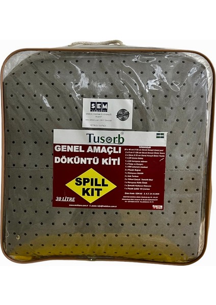 Genel Amaçlı Döküntü Kiti 30 Litre