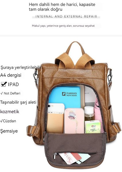 Hırsızlığa Karşı Sırt Kadın Ilkbahar ve Yaz Kore Modası Çok Amaçlı Sevimli Yay Sırt Seyahat Çanta (Yurt Dışından) fiyatları