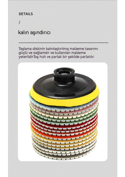 11 Adet/takım 4 Inç 100MM Aşındırıcı (Yurt Dışından)