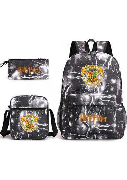 3 Parça Harry Potter Desenli Bölmeli Okul (Yurt Dışından)