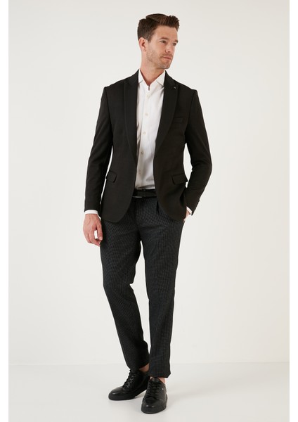 6 Drop Çift Yırtmaçlı Slim Fit Blazer Erkek Ceket 659003
